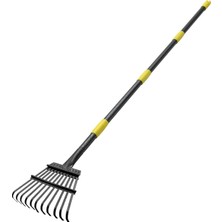 Yapraklar Için Tırmık, Çimler Için Ağır Hizmet Bahçe Yaprağı Tırmığı, 18 cm Uzunluğun