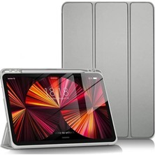 Hace Bazaar Mey Ithalat®   iPad Pro 11 (2024) Kılıf Tablet Smart Kılıf - Gri -Hcb