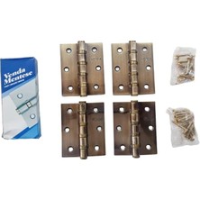 Kapı Menteşesi Venda Antik Sarı Menteşe | 3x2.5x2.5x7.5 | 4 Adet
