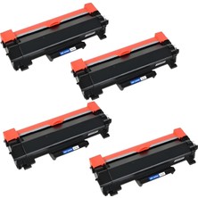 TN-2456 Muadil Siyah Toner 4'lü Set HL-L2310D HL-L2370DW MFC-L2710DW (4X3.000 Sayfa)