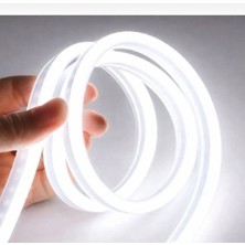 Brk Lighting 220V Beyaz Neon Esnek Şerit LED Tak Çalıştır 10 mt