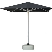 2x2 Metre Bahçe Şemsiyesi - 300 gr Kalın Kumaş, 50 mm Alüminyum Gövde - Kafe, Havuz, Teras I�