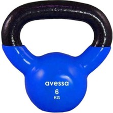 6 kg Kettlebell Çaydanlık Dambıl Vinyl Kettlebell