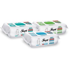 Sleepy Doğa Serisi Yüzey Temizlik Havlusu Mendili Çam+Okyanus+Dağ Esintisi 3X100 (300 Yaprak)