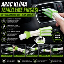 Ufak Tefek Şeyler Araç Klima Havalandırma Temizleme Fırçası Çift Taraflı Mikrofiber Oto Detaylı Temizlik Fırçası