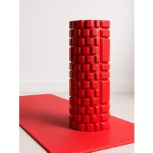 Sunyo Foam Roller Masaj Rulosu – Yo, Pilates, Fitness ve Fizyoterapi Için Eva Köpük Masaj Aleti (33X14 Cm) (Kırmızı)