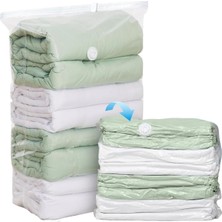 ® 2'li Jumbo Boy Vakumlu Hurç 90X130X45 Tabanlı Yorgan Yastık Kıyafet Kışlık Büyük Boy Sak