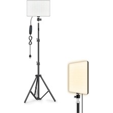 Pl-26 13 Watt 96 LED 23CM CRI95+ Bicolor 3 Renk Fotograf ve Video Işığı Canlı Yayın Tiktok Vlo