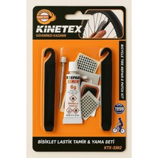 AyrStore Bisiklet Lastik Tamir Yama Seti Levyeli Zımpralı Solisyonlu Iğneli Set