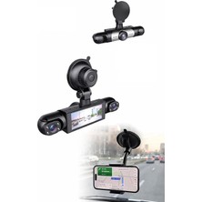 360° 1080P Full Hd, Gece Görüşlü, G-Sensörlü, Park Modu Korumalı Araç Tutacağı ve Hardwir