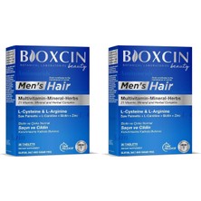 Bioxcin Men's Hair Tablet – L-Arginin, Cüce Palmiye, L-Karnitin, Biotin ve Çinko Içeren Erkekl