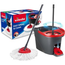 AyrStore Vileda Vldturbo Turbo Pedallı Temizlik Seti, Siyah, 29.6 x 48.6 x 29.3 cm