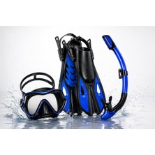 Full Dalış Seti S-M/l-Xl Beden Maske Şnorkel Palet Ayarlanabilir Profesyonel Deniz Seti Taşıma