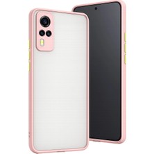 Adalı Store Vivo Y53S Kılıf Montreal Silikon Kapak - Pembe