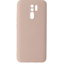 Adalı Store Xiaomi Redmi 9 Kılıf Nano Içi Kadife Silikon - Pudra