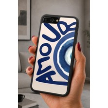 BG AKSESUAR iPhone 7 Plus / 8 Plus Uyumlu Boncuk Desenli Kamera Korumalı Darbelere Dayanıklı Kılıf