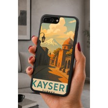 BG AKSESUAR iPhone 7 Plus / 8 Plus Uyumlu Kayseri Desenli Kamera Korumalı Darbelere Dayanıklı Kılıf