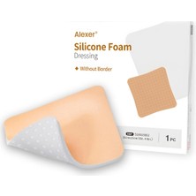 Silikon Köpük Çok Katmanlı Steril Yara Örtüsü 15X15CM