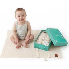 Pointelle %100 Tencel Bebek Battaniyesi 76,2 x 101,6 Cm, Sıcak Beyaz – Oeko-Tex Sertifikalı, Ip