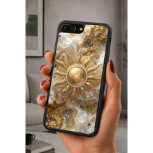 BG AKSESUAR iPhone 7 Plus / 8 Plus Uyumlu Güneşmotifi Desenli Kamera Korumalı Darbelere Dayanıklı Kılıf
