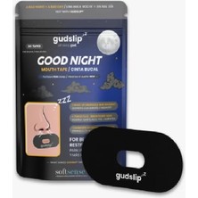 Gudslip® Ağız Bandı - 30 Adet Ağız Bandı - Burundan Solunumu Destekleyen, Horlamayı Azaltan