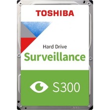 Toshiba Toshıba S300 5400RPM 128MB Cache HDWT720UZSVA Sata3 3.5" 7/24 2tb Harddısk