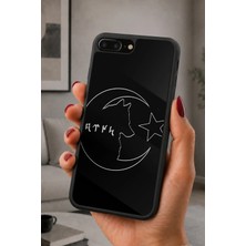 BG AKSESUAR iPhone 7 Plus / 8 Plus Uyumlu Bozkurt Desenli Kamera Korumalı Darbelere Dayanıklı Kılıf