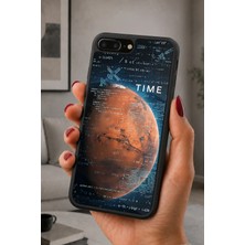 BG AKSESUAR iPhone 7 Plus / 8 Plus Uyumlu Mars Desenli Kamera Korumalı Darbelere Dayanıklı Kılıf
