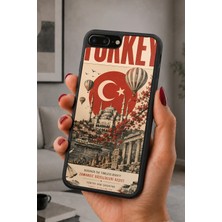 BG AKSESUAR iPhone 7 Plus / 8 Plus Uyumlu Sultanahmet Desenli Kamera Korumalı Darbelere Dayanıklı Kılıf