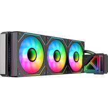 James Donkey Lugis JDC360 Argb 360MM Siyah Sıvı Işlemci Soğutucu Am5 ve LGA1700 Uyumlu