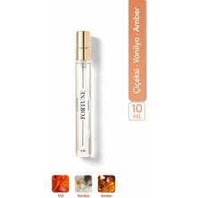 ILLUSIONE Fortune EDP Kadın Seyahat Boy Parfüm 10ml | Vanilya-Çiçeksi-Amber | Narenciye, Paçuli, Sedir, Sandal