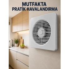 Adalı Store 150 mm Duvar ve Tavan Tipi Aspiratör 20,8 x 20,8 cm 320 M³/h Hava Aktarım Kapasiteli