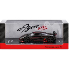 İlk El Grup  1/64 Model Araç Agera Rs Black Carbon Fiber / Red Accents