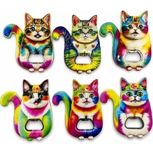 Adalı Store Kedi Tasarımı Istanbul Temalı Buzdolapı Süsü Magnet ALK5407