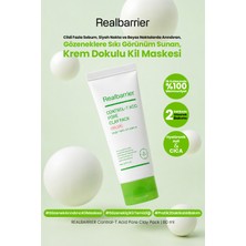 Fazla Sebum ve Siyah Nokta Karşıtı Krem Dokulu Kil Maskesi Realbarrıer Control-T Acid Pore Clay Pack