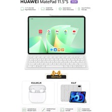 Huawei Matepad 11.5 S 2026 12GB 256GB Tablet Büyük Ekranlı Klavyeli Internette Gezinme Görüntülü Görüşme Film ve Dizi Izleme+Kulaklık  Kılıf Hediyli