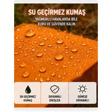 Adalı Store Otomatik Kabin Giyinme Çadırı 120X120X190 cm Üst Havalandırma Yan Pencereli Duş & Wc Çadırı
