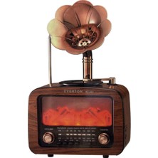 Uravas Store Şömineli Gramofonlu Radyo RT-651