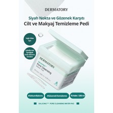 Ciltten Fazla Sebumu Arındıran Makyaj Temizleme Pedi DERMATORY Salicinic Pore Cleansing Water Pad