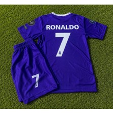 Mmt Spor Real Madrid 2016-2017 Şampiyonlar Ligi Finali Cristiano Ronaldo Mor Çocuk 2 Li Setti 7