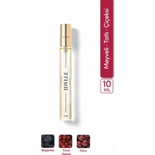 ILLUSIONE Idylle EDP Kadın Seyahat Boy Parfüm 10ml | Meyveli-Şekerli-Çiçeksi | Vişne, Ahududu, Yasemin, Paçuli