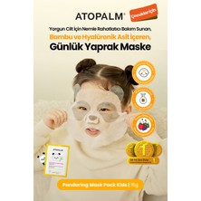Çocuklara Özel, Nemlendirerek Rahatlatan Yaprak Maske Atopalm Pandaring Mask Pack Kids