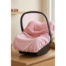 Joyous Mom & Kids Muslin Puset Kılıfı ve Battaniyesi Seti, Bebek Arabası Seti, %100 Pamuk