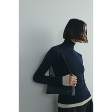 Suud Collection Siyah Ivy Deri Çanta