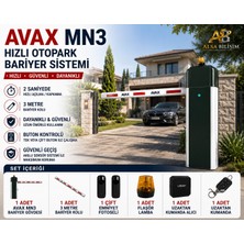 Perkotek Avax Als Mn3 3 Metre Hızlı Otopark Bariyer Sistemi