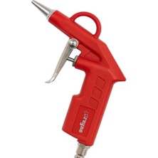 Rayno Endüstriyel Hava Tabancası Uzun ve Kısa | Profesyonel Kompresör Üfleme Tabancası | Metal Uçlu – Dayanıklı Kırmızı Gövde | Toz Temizleme, Atölye, Oto Bakım Için Hava Tabancası
