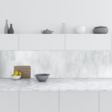 Uravas Store Mutfak Tezgah Arası Folyo Fayans Kaplama Folyosu Beton Doku 60X200 cm