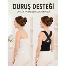 Astraltech Postür Dik Duruş Korsesi Sırt Destekli Ayarlanabilir Lastikli Bel Korsesi