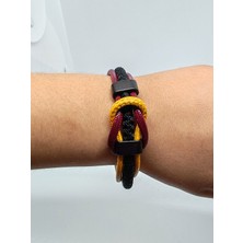 Cadde Dükkanı Premium Örgü Kordon Tasarım Kilitli Spor Bileklik
