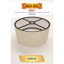 Uravas Store Krem Lambader Başlığı 35 cm Mega Boy